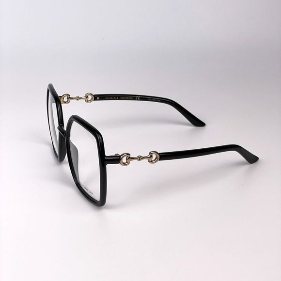 Gucci GG0890O 001 Eyeglasses Rectangle Black Women - Picture 6 of 10